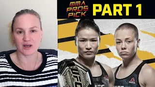 MMA Pros Pick ✅ Weili Zhang vs. Rose Namajunas - Part 1 👊 UFC 261