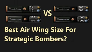 Testing Air Wing Sizes For Strategic Bombers Hoi4