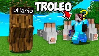 ME INFILTRÉ en SECRETO en el MUNDO de mi AMIGO para TROLLEARLE en MINECRAFT