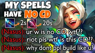 This FULL LETHALITY JINX build has 1000 DAMAGE ZAPS on NO COOLDOWN... Get hit by one and it's over.