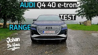 RANGE TEST AUDI Q4 40 E-TRON