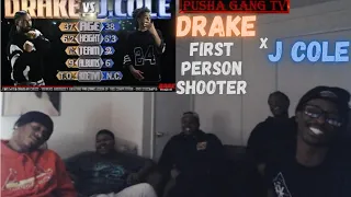 Drake - First Person Shooter ft. J. Cole Official Music Video (Live Reaction)