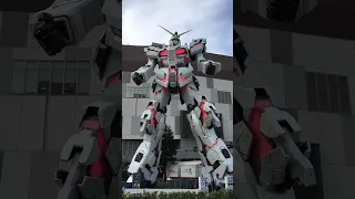 Gundam Robot Transformation in Odaiba @ Tokyo