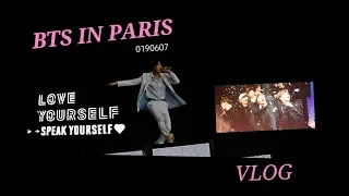 [VLOG] 190607 | BTS ( 방탄소년단 ) SPEAK YOURSELF TOUR PARIS DAY 1 VIP | Halsey came !!