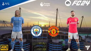 FC 24 - Manchester City Vs Manchester United - Premier League 23/24 | PS5™ [4K60]
