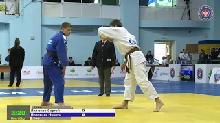 60 kg Ларюков С Платонов Н 09 11 2018 Т4 Первенство России среди юношей и девушек до 18 лет, ТЮМЕНЬ