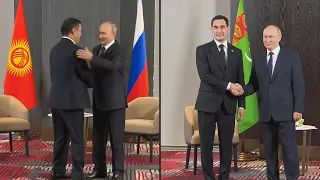 Russia's Putin meets Kyrgyz and Turkmen counterparts | AFP