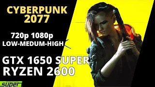 RYZEN 5 2600 GTX 1650 SUPER CYBERPUNK 2077