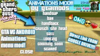 GTA VC ANDROID: ANIMATIONS MOD! #gtamods @GTAMODS1