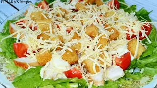 Салат"ЦЕЗАРЬ"Самый простой и вкусный рецепт/Sezar salatı/Caesar salad recipe