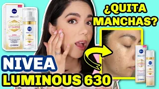 NIVEA LUMINOUS 630 ANTI-MANCHAS, LA PROBÉ POR 3 MESES!! ¿ME FUNCIONÓ? | MARIEBELLE COSMETICS