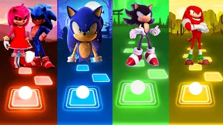 Sonic Amy Exe Vs Sonic Vs Dark Sonic Vs Knuckles Boom Tiles Hop EDM Rush