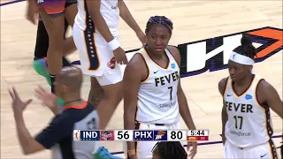 😳😂 Brittney Griner THROWS DOWN Aliyah Boston After Getting Tangled Up, Then STARES At Her Afterwards