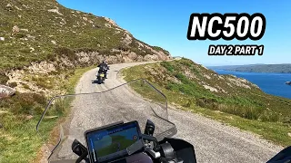 NC500 Scotland Trip Day 2 Part 1 // Riding BMW R1250 GS Motorcycles // From Gairloch to Applecross!