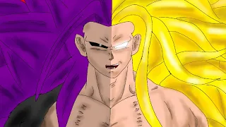 ssj Infinito vs ssj 20,000/Dragon ball AF | Flipaclip Fan animation