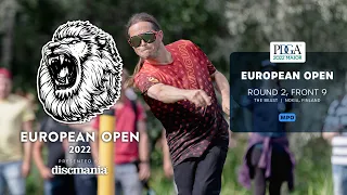 Round 2, Front 9 | European Open | MPO Lead | McMahon, McBeth, Barsby, Conrad