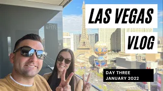 LAS VEGAS VLOG | Day 3 | Red Rock | Secret Pizza | Total Wine | Cosmopolitan