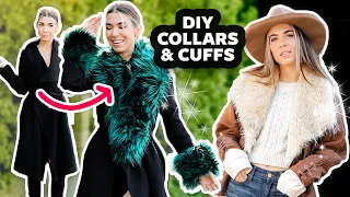 DIY Detachable Faux Fur Collars & Cuffs | DIY with Orly Shani