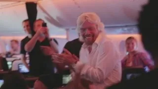 Richard Branson & Motown Cast Surprise Passengers with Plane Performance