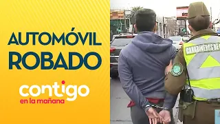 AUTO ROBADO: La detención de conductor en plena fiscalización de La Florida - Contigo en la Mañana