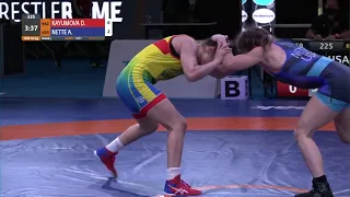 Round 3 WW - 59 kg: D. KAYUMOVA (KAZ) v. A. NETTE (USA)