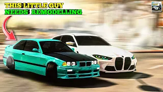 Drifting the Smallest BMW in Car Parking Multiplayer - e36 RWD Drift Gearbox and Tune Included