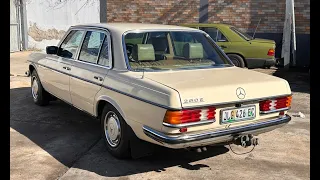 1985 Mercedes-Benz w123 280e manual walk-around.