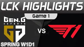 GEN vs T1 Highlights Game 1 LCK Spring Season 2024 Gen G vs T1 by Onivia