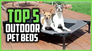 Top 5 Best Outdoor Pet Beds Reviews and Buying Guide In 2024