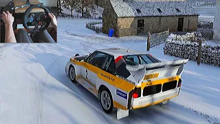 AUDI SPORT QUATTRO S1 | Group B Rally Car | Forza Horizon 4 - Logitech G29 Gameplay
