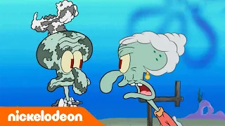 SpongeBob | Squidward Mengelola Restoran BARU?!  | Nickelodeon Bahasa