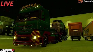 LIVE ! ETS 2 MP - Chill Ride #38 Heavy Cargo w/Friends #1