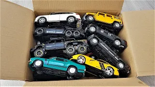 Box Full of Cars various types and sizes