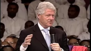 Former President Bill Clinton @ Bishop G. E. Patterson's Homegoing Service