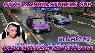 GTWS Manufacturers Cup 2022 Series Test Season 2 Round 5 Tokyo Expressway East Clockwise Honda NSX