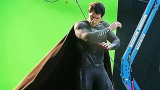 Real Black Superman Suit in 'Man Of Steel' Behind The Scenes