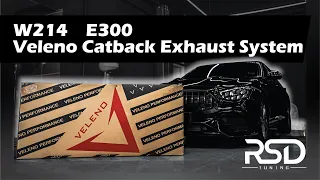 2022 MERCEDES E300 FACELIFT | VELENO PERFORMANCE EXHAUST