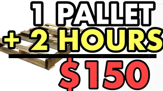 Build THIS Simple Pallet Wood Creation - You Won't Believe How Quickly It Sells!