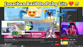 Jonathan Raid On Pubg Lite ❤😅| @JONATHANGAMINGYT Raid On Girl Gamer Pubg Lite ❤