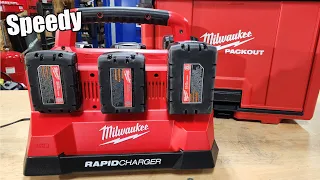 Milwaukee Tool M18 PACKOUT Six Bay RAPID Charger Review