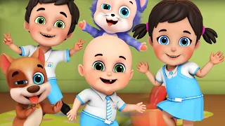 The Stretching and Exercise Song | Head, Shoulders, Knees | baby songs | Jugnu Kids nursery rhymes