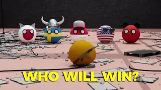 If Countries were in the Squid Game (3D Countryballs Animation)