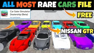 Nissan GTR  FREE 🔥 Car Saler Simulator Dealership | Car saler simulator dealership New update