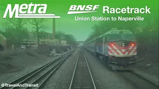 Metra BNSF Racetrack - SUPER EXPRESS ride from Chicago Union Station to Naperville
