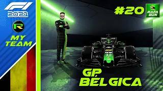 F1 2021 MY TEAM GP BÉLGICA CARREIRA #20 - ESTOU MUITO FELIZ