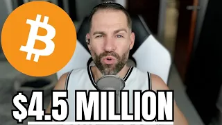 "Bitcoin Price Set at $4.5 Million THIS Halving Cycle"