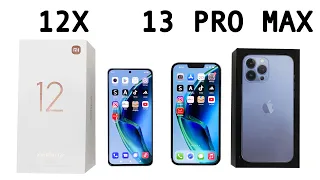 Xiaomi 12X vs iPhone 13 PRO MAX SPEED TEST