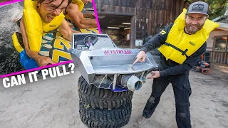 Major Micro Jet Boat Upgrades! Can it Pull?