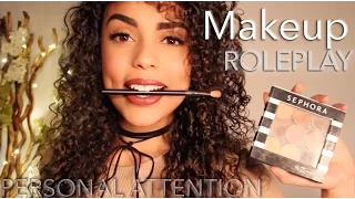 ASMR Doing your MAKEUP ( Roleplay, Personal Attention, Soft spoken )