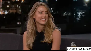 Amber Heard on Jimmy Kimmel Live!